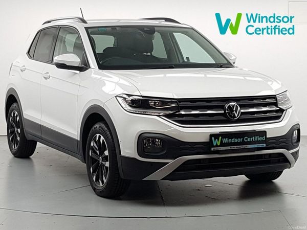 Volkswagen T-Cross SUV, Petrol, 2021, White