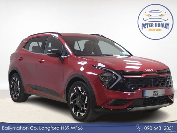 Kia Sportage SUV, Petrol Hybrid, 2022, Red