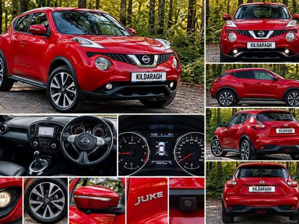 Nissan Juke SUV, Diesel, 2017, Red