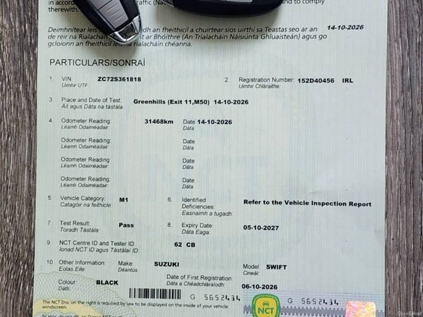 Suzuki Swift Hatchback, Petrol, 2015, Black