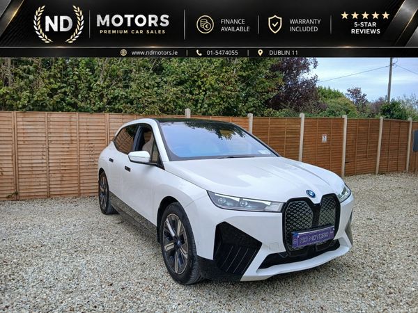 BMW iX SUV, Electric, 2022, White