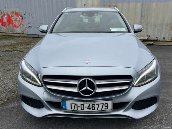 Mercedes-Benz C-Class Estate, Petrol Plug-in Hybrid, 2017, Silver