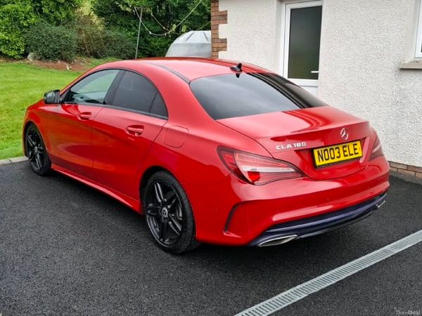 Mercedes-Benz CLA Saloon, Petrol, 2018, Red