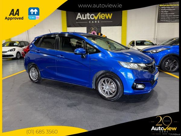 Honda Fit Hatchback, Petrol Hybrid, 2018, Blue