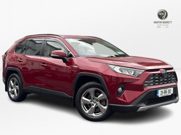 Toyota RAV4 Estate, Petrol Hybrid, 2021, Red