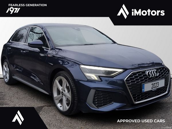 Audi A3 Hatchback, Petrol Hybrid, 2023, Blue