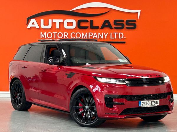 Land Rover Range Rover Sport Estate, Petrol Plug-in Hybrid, 2023, Red