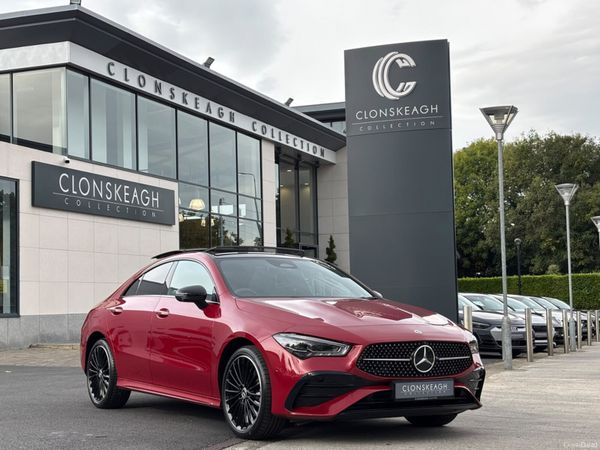 Mercedes-Benz CLA Coupe, Petrol Plug-in Hybrid, 2024, Red