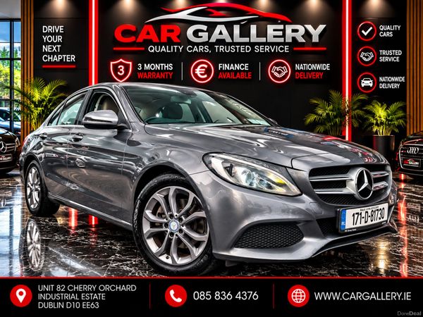 Mercedes-Benz C-Class Saloon, Petrol, 2017, Grey