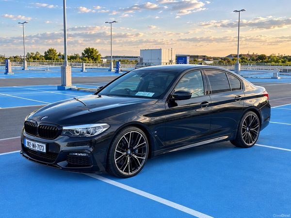 BMW 5-Series Saloon, Petrol Plug-in Hybrid, 2018, Black