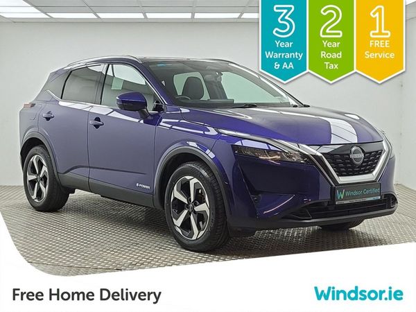 Nissan Qashqai MPV, Petrol Hybrid, 2023, Blue