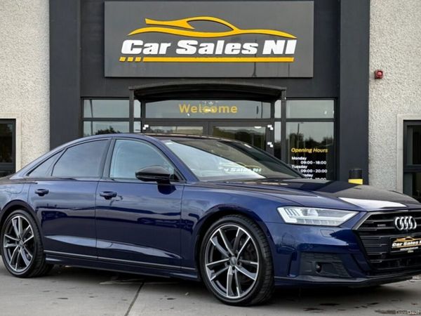 Audi A8 Saloon, Diesel Hybrid, 2021, Blue