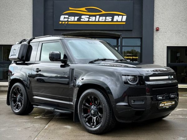 Land Rover Defender SUV, Diesel Hybrid, 2022, Black