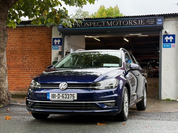 Volkswagen Golf Estate, Petrol, 2018, Blue