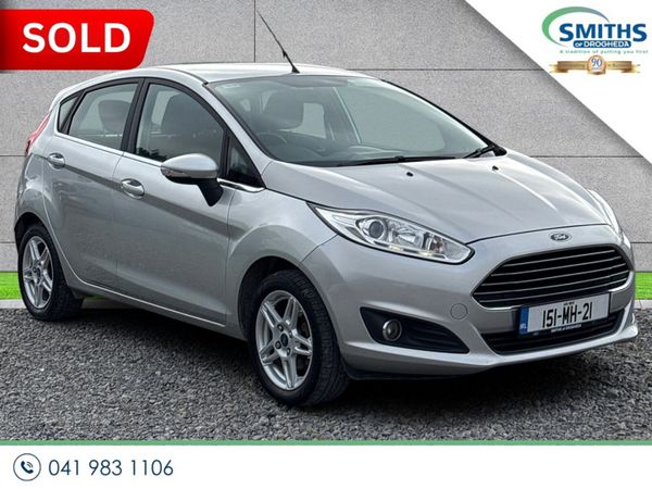 Ford Fiesta Hatchback, Petrol, 2015, Silver