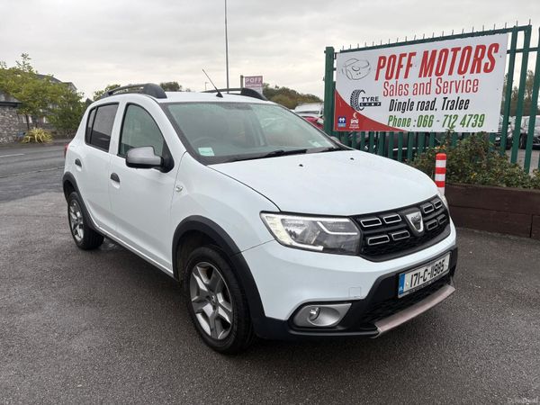 Dacia Sandero Stepway Hatchback, Petrol, 2017, White