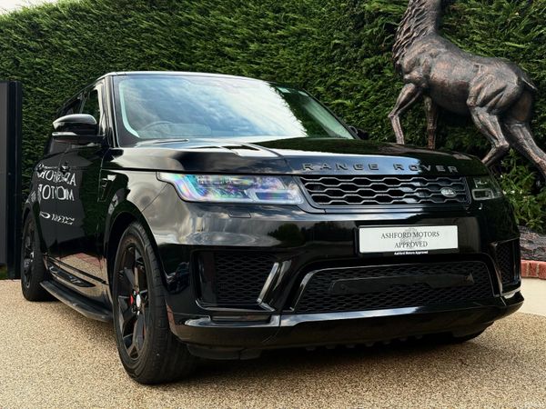 Land Rover Range Rover Sport SUV, Petrol Plug-in Hybrid, 2019, Black