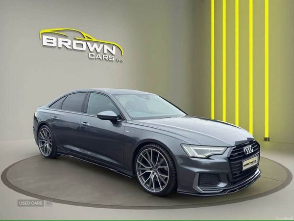 Audi A6 Saloon, Diesel Hybrid, 2018, Grey