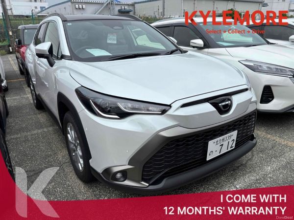 Toyota Corolla Cross SUV, Petrol Hybrid, 2025, White
