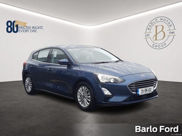 Ford Focus Hatchback, Petrol Hybrid, 2021, Blue