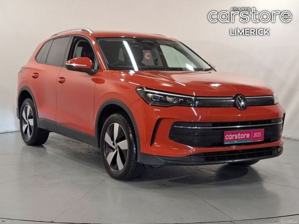 Volkswagen Tiguan SUV, Petrol Hybrid, 2025, Red