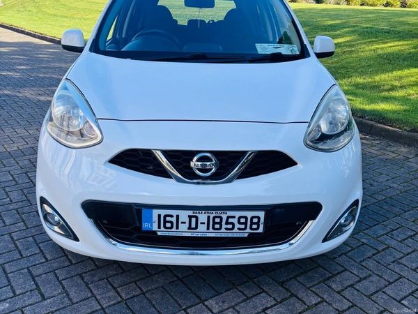 Nissan Micra Hatchback, Petrol, 2016, White