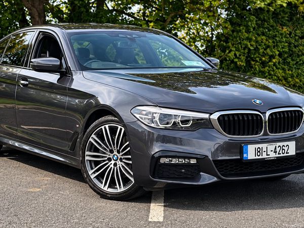 BMW 5-Series Saloon, Petrol Plug-in Hybrid, 2018, Grey