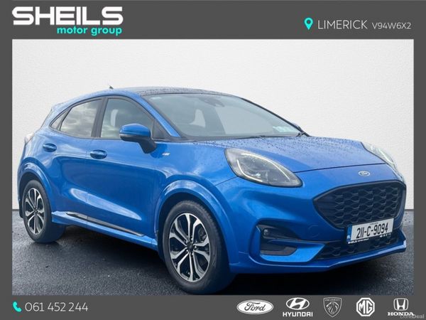 Ford Puma MPV, Petrol Hybrid, 2021, Blue