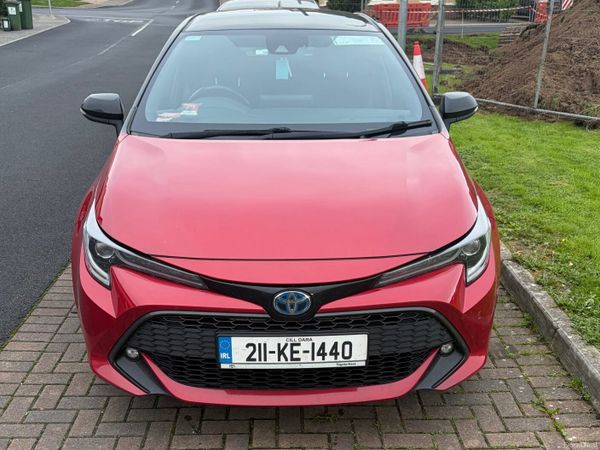 Toyota Corolla Hatchback, Petrol Hybrid, 2021, Red