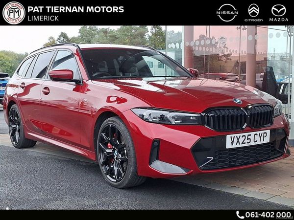 BMW 3-Series Estate, Petrol Plug-in Hybrid, 2025, Red