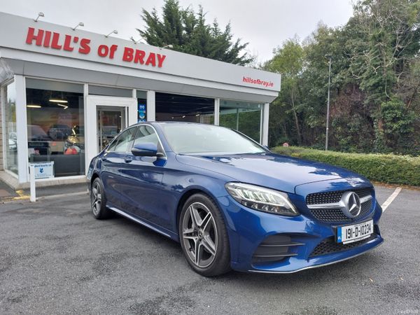 Mercedes-Benz C-Class Saloon, Petrol, 2019, Blue