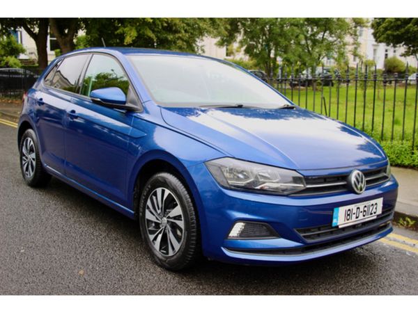 Volkswagen Polo Hatchback, Petrol, 2018, Blue