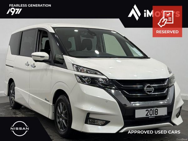 Nissan Serena MPV, Petrol Hybrid, 2018, White