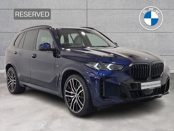 BMW X5 SUV, Petrol Plug-in Hybrid, 2025, Blue