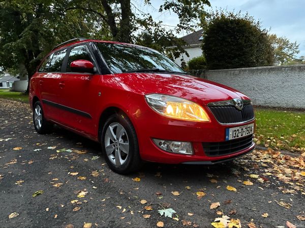 Skoda Fabia Estate, Petrol, 2013, Red