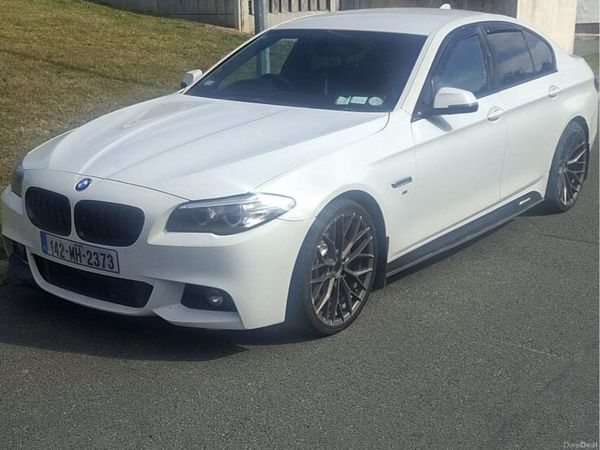 BMW 5-Series Saloon, Diesel, 2014, White