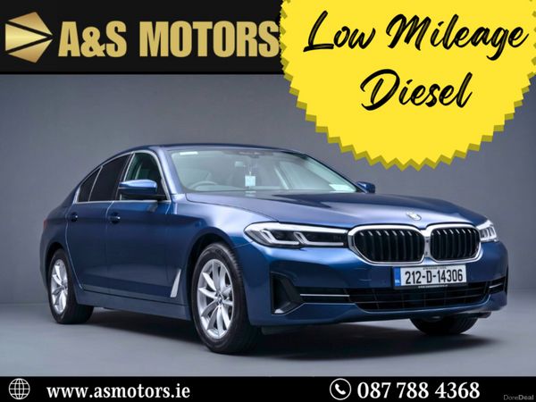BMW 5-Series Saloon, Diesel, 2021, Blue