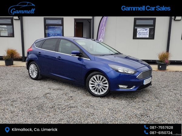 Ford Focus Hatchback, Diesel, 2017, Blue