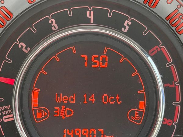 Fiat 500 Hatchback, Petrol, 2014, Grey