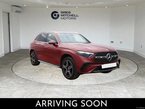 Mercedes-Benz GLC SUV, Diesel Hybrid, 2023, Red