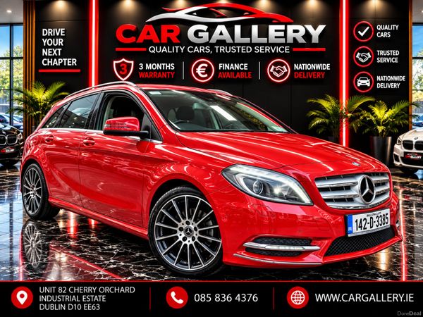 Mercedes-Benz B-Class MPV, Petrol, 2014, Red