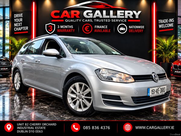 Volkswagen Golf Estate, Diesel, 2015, Silver