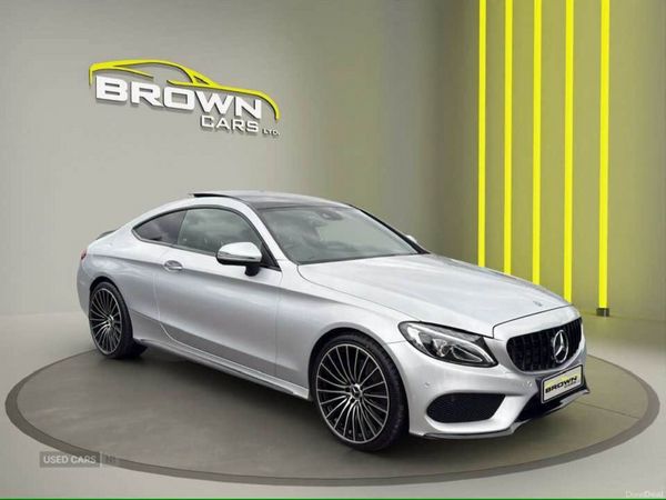Mercedes-Benz C-Class Coupe, Diesel, 2017, Silver
