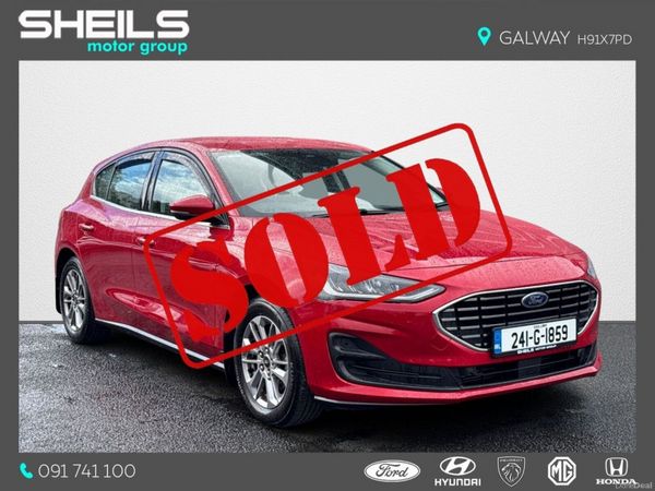 Ford Focus Hatchback, Petrol, 2024, Red