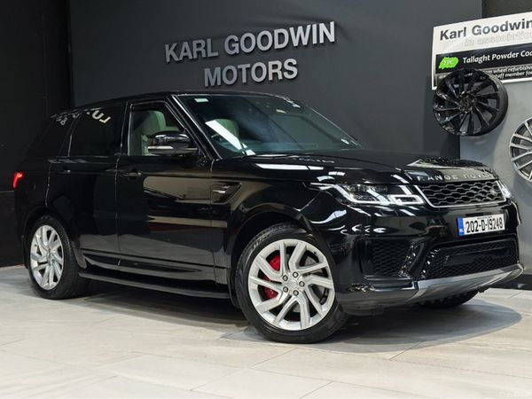Land Rover Range Rover Sport SUV, Petrol Plug-in Hybrid, 2020, Black