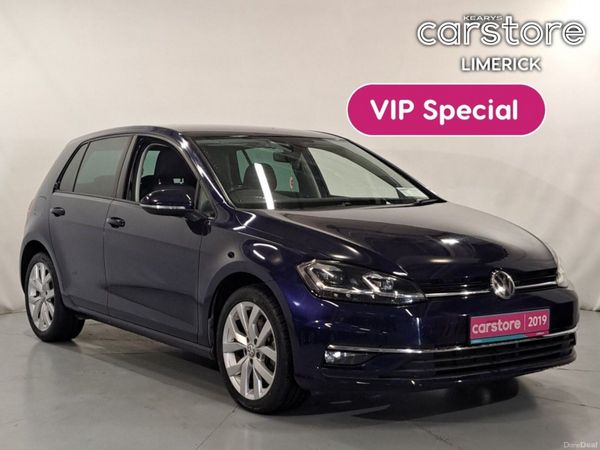 Volkswagen Golf Hatchback, Petrol, 2019, Blue