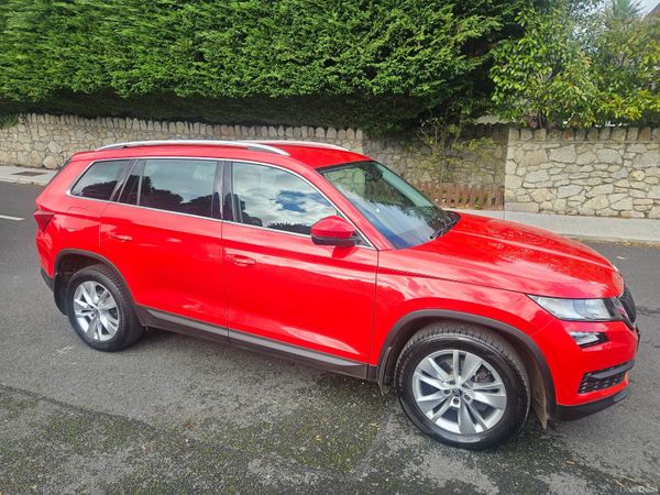 Skoda Kodiaq SUV, Petrol, 2017, Red