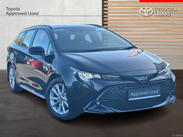 Toyota Corolla Estate, Petrol Hybrid, 2025, Black