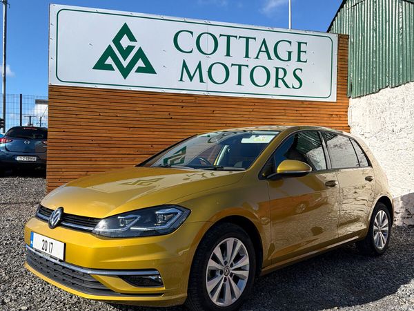 Volkswagen Golf Hatchback, Petrol, 2017, Gold