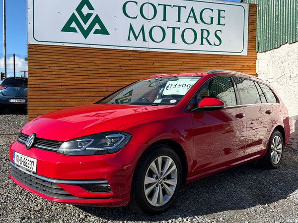 Volkswagen Golf Estate, Petrol, 2017, Red